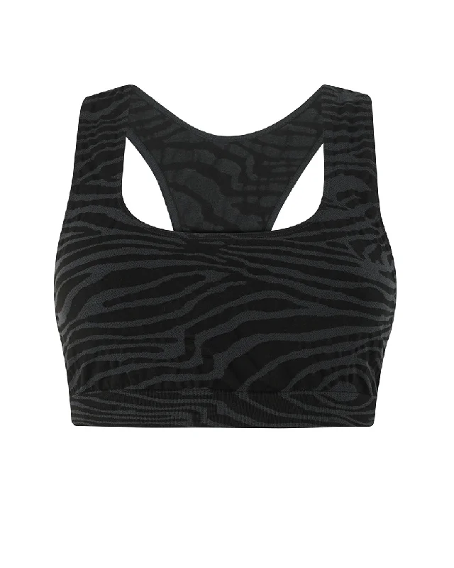 Easy Fashion ELATED Bra Top | Zebra Jacquard