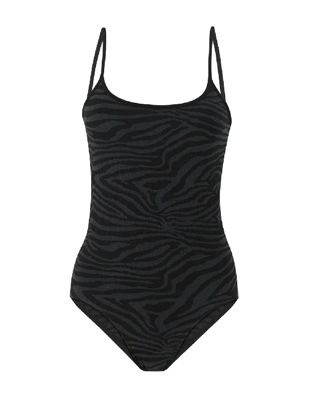 Spring Fashion GLORIOUS Body Swimsuit | Zebra Jacquard