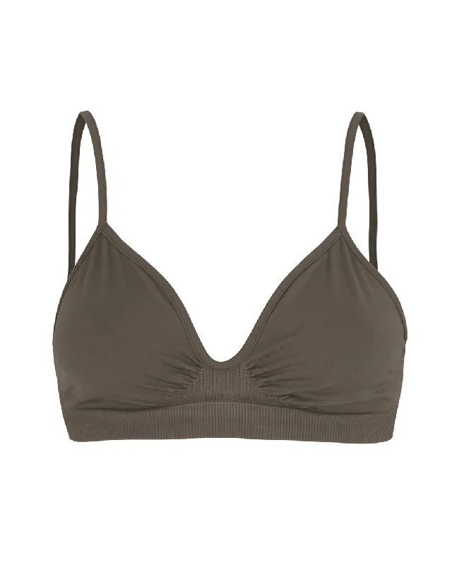 Cozy Layers LIBERATED Bra Top | Muddy Grey