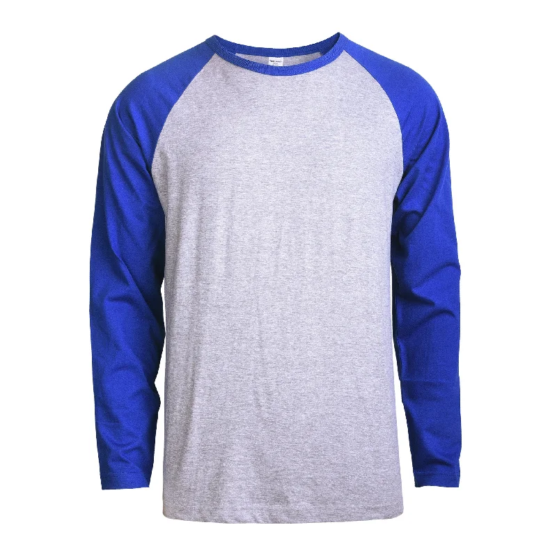 Cozy Vibes TOP PRO MEN'S LONG SLEEVE BASEBALL TEE (MBT002_RB/H.GR)