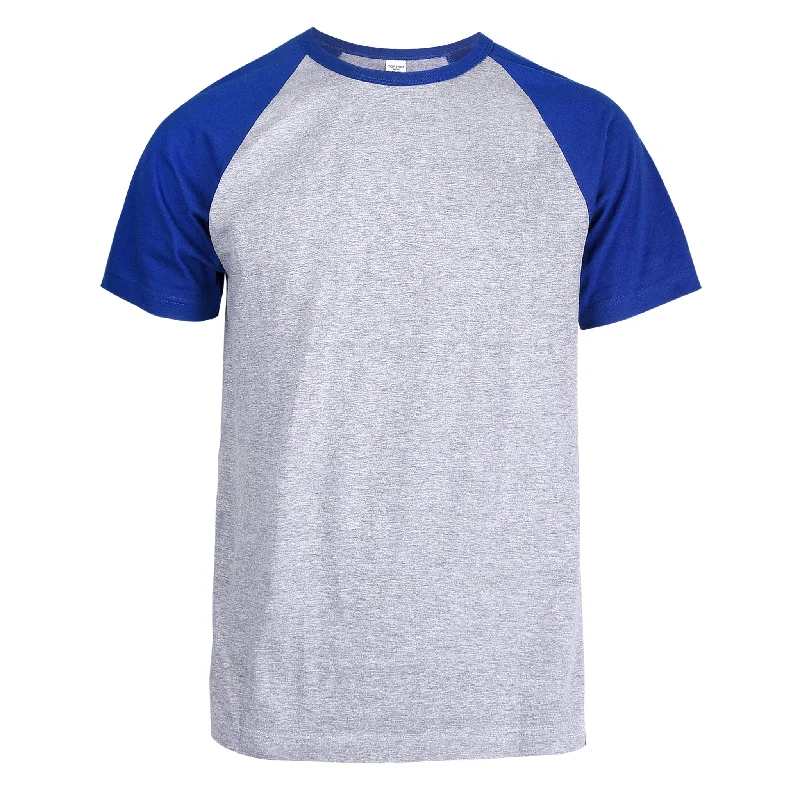Soft Clothing TOP PRO MEN'S SHORT SLEEVE BASEBALL TEE (MBT003_RB/H.GR)
