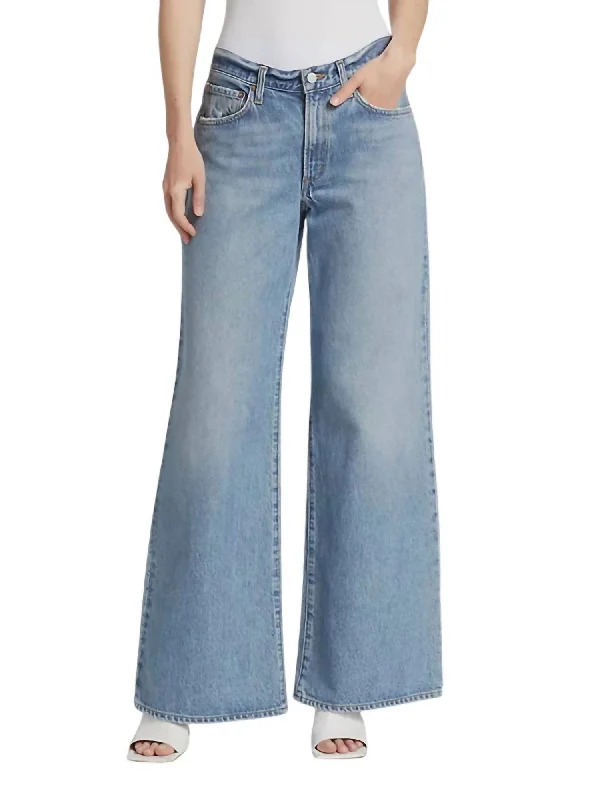 Soft Textures Clara Jeans In Signal