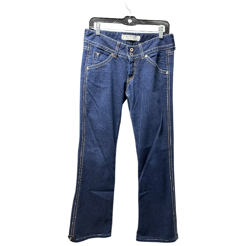 Sports Design Jeans Designer By Hudson In Blue Denim, Size: 8