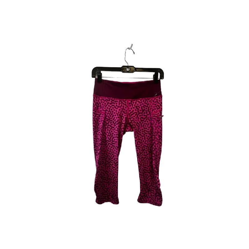 Retro Fashion Animal Print Athletic Leggings Capris Lululemon, Size 4