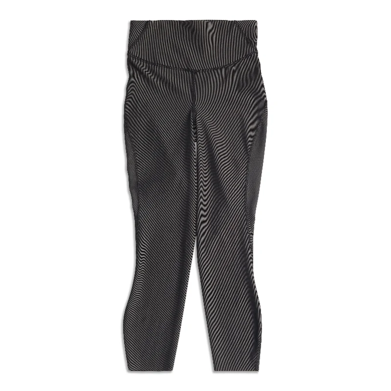 Slightly Flared Design Base Pace High-Rise Crop - Resale
