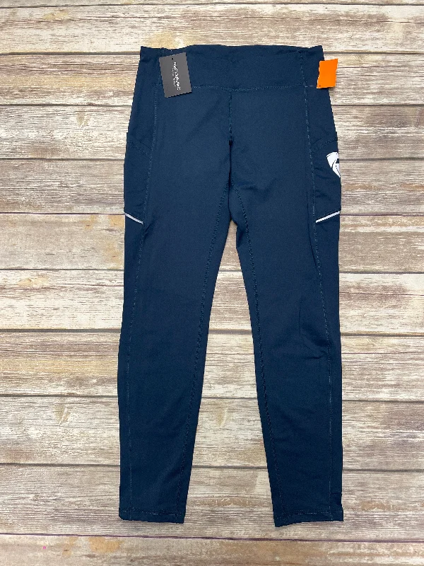 Trendy Wear Blue Athletic Leggings Cme, Size L