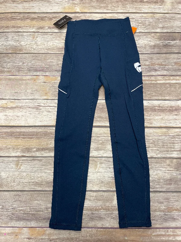 Soft Comfort Blue Athletic Leggings Cme, Size S