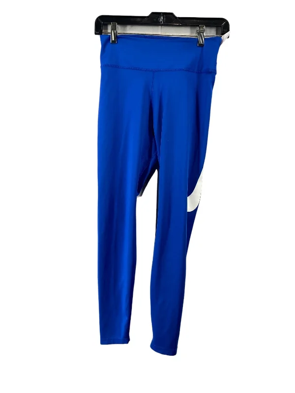 Fresh And Elegant Blue Athletic Leggings Nike Apparel, Size S