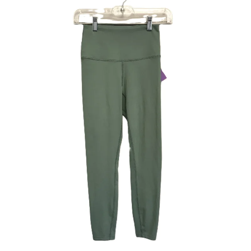 Simple Style Green Athletic Leggings By Varley, Size: Xs
