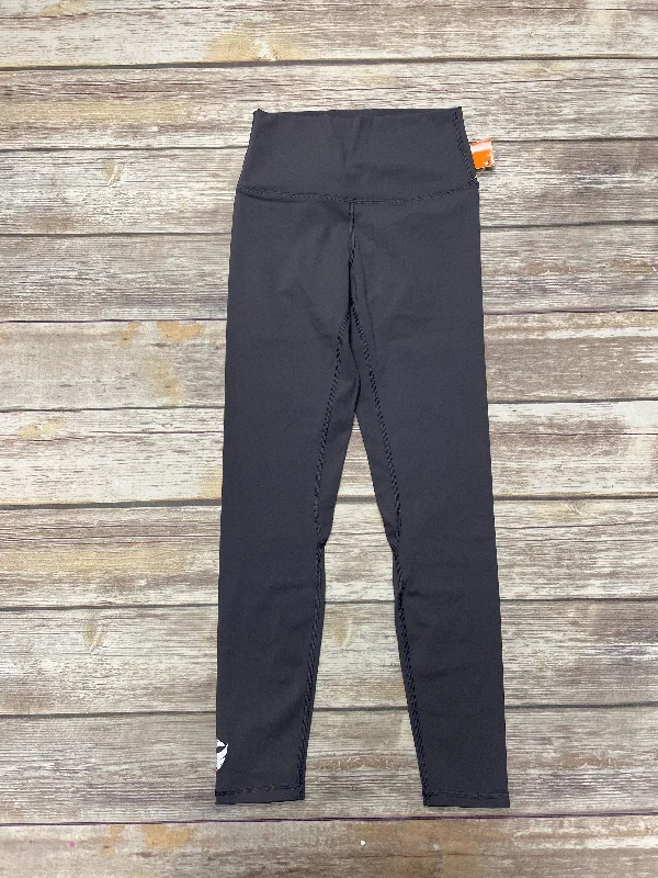 Breathable Style Grey Athletic Leggings Cme, Size S