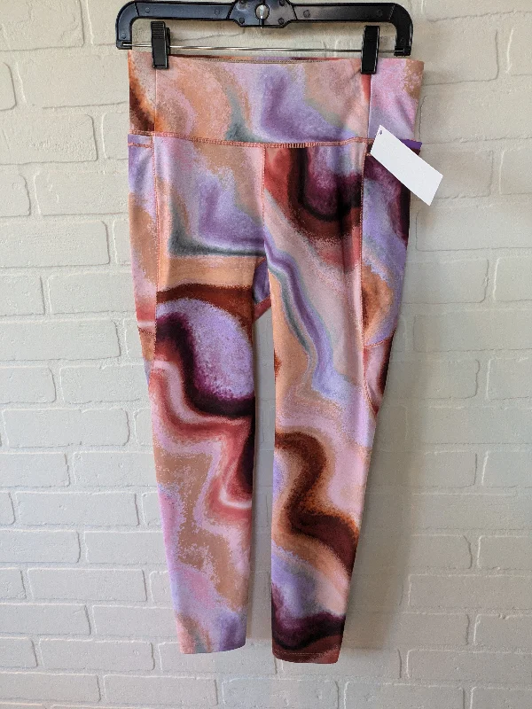 High-quality Styles Orange Athletic Leggings Calia, Size 8