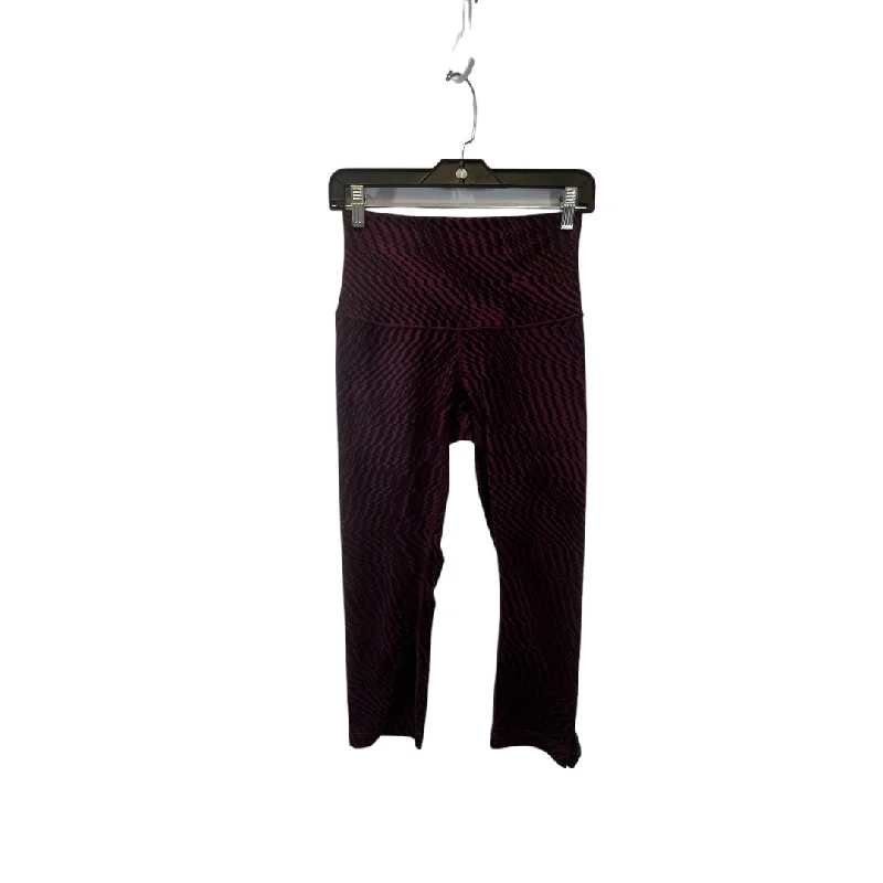 French Style Purple Athletic Leggings Lululemon, Size 6