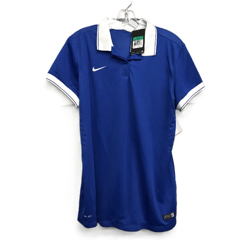 High-quality Styles Athletic Top Short Sleeve By Nike In Blue, Size: Xl