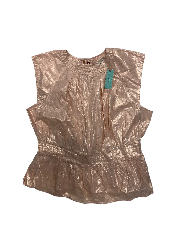 Fashion Innovation Pink Top Short Sleeve Anthropologie, Size 1x